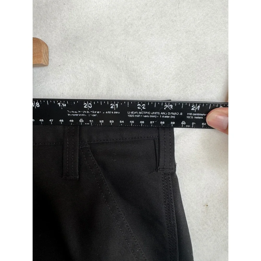 Carhartt Rugged Professional Relaxed Fit Canvas Work Shorts Black BS3111-M 46